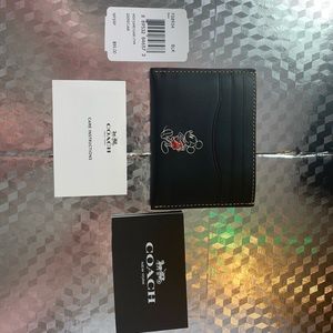 Coach x Disney Mickey Mouse Card Holder